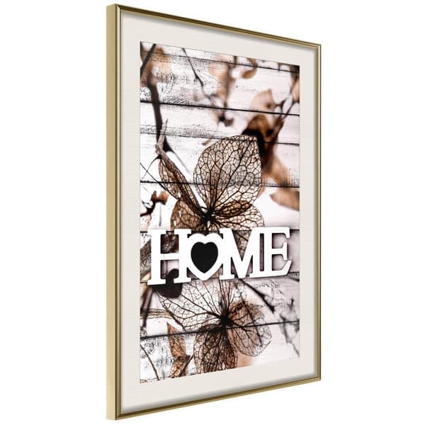 Inramad Poster / Tavla - Family Home