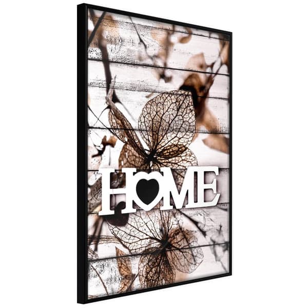 Inramad Poster / Tavla - Family Home