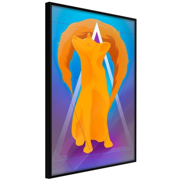 Inramad Poster / Tavla - Fire Fox