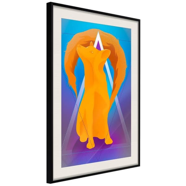 Inramad Poster / Tavla - Fire Fox