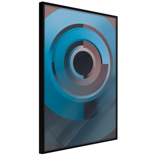 Inramad Poster / Tavla - Original Spyhole Svart ram 20x30