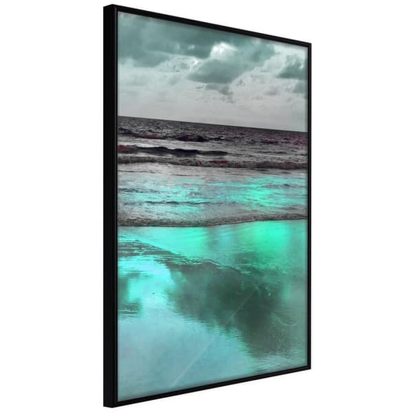 Inramad Poster / Tavla - Iridescent Sea