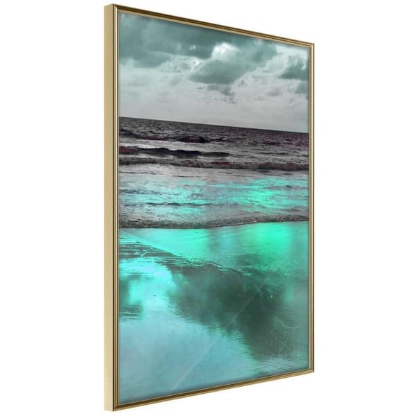 Inramad Poster / Tavla - Iridescent Sea