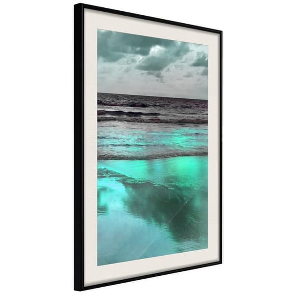 Inramad Poster / Tavla - Iridescent Sea