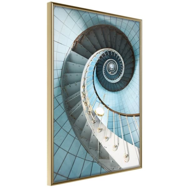 Inramad Poster / Tavla - Golden Ratio Guldram 30x45