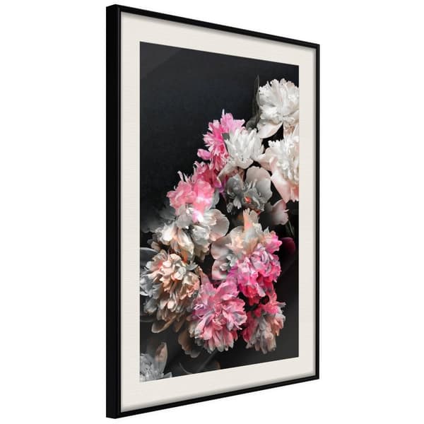 Inramad Poster / Tavla - Flower Poetry
