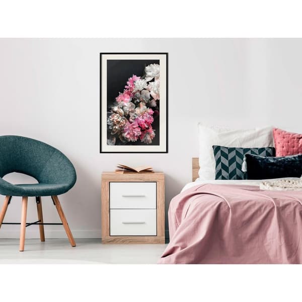Inramad Poster / Tavla - Flower Poetry