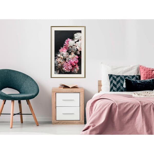 Inramad Poster / Tavla - Flower Poetry