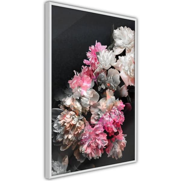 Inramad Poster / Tavla - Flower Poetry