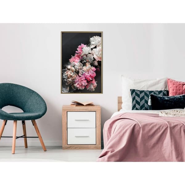Inramad Poster / Tavla - Flower Poetry