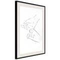 Miniatyrbild 4 av 11: Inramad Poster / Tavla - Joined Hands (White)