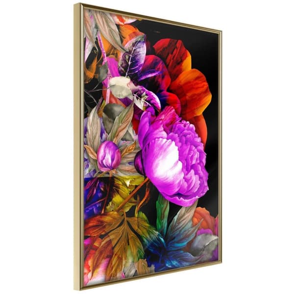Inramad Poster / Tavla - Flower Sonata