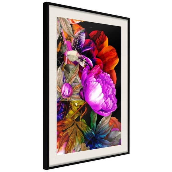 Inramad Poster / Tavla - Flower Sonata