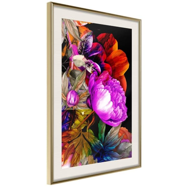 Inramad Poster / Tavla - Flower Sonata