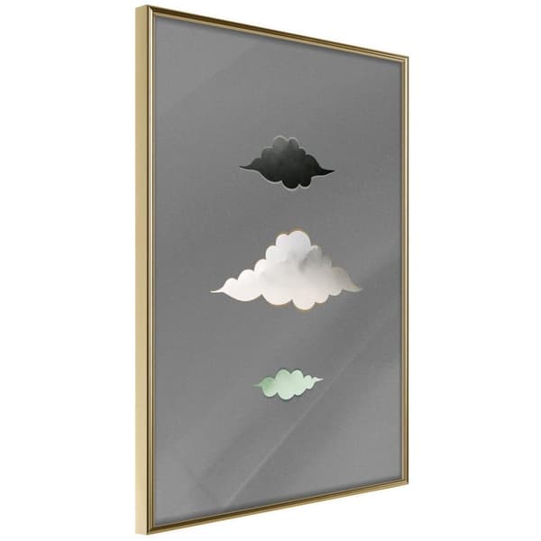 Inramad Poster / Tavla - Cloud Family