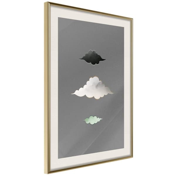 Inramad Poster / Tavla - Cloud Family