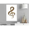 Miniatyrbild 10 av 11: Inramad Poster / Tavla - Golden Treble Clef