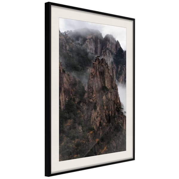 Inramad Poster / Tavla - Mountain Ridge