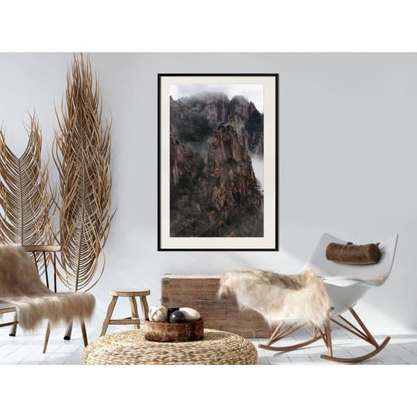 Inramad Poster / Tavla - Mountain Ridge