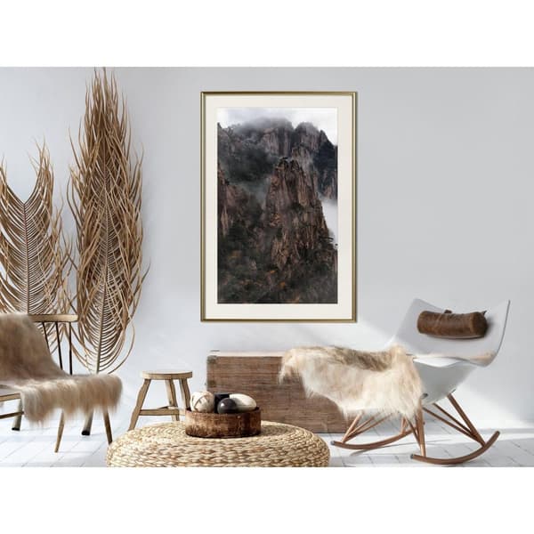 Inramad Poster / Tavla - Mountain Ridge