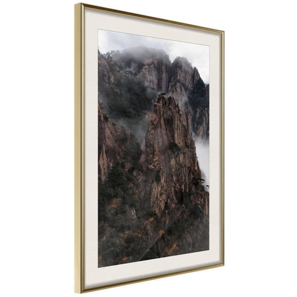 Inramad Poster / Tavla - Mountain Ridge