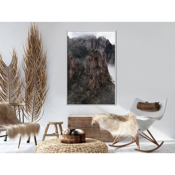 Inramad Poster / Tavla - Mountain Ridge