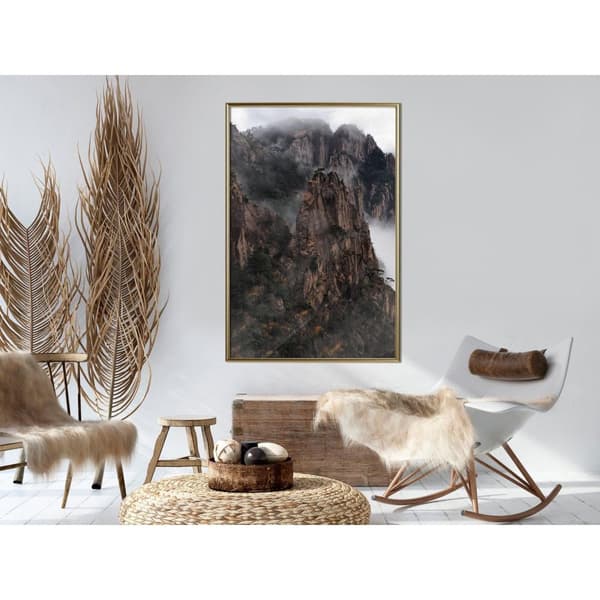 Inramad Poster / Tavla - Mountain Ridge