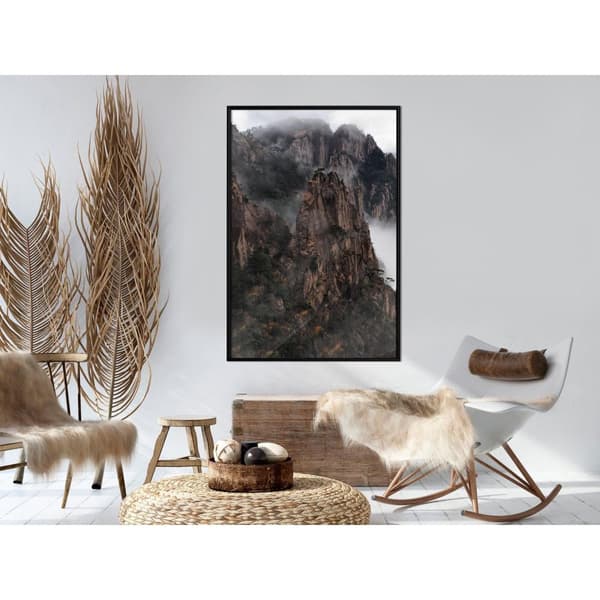 Inramad Poster / Tavla - Mountain Ridge