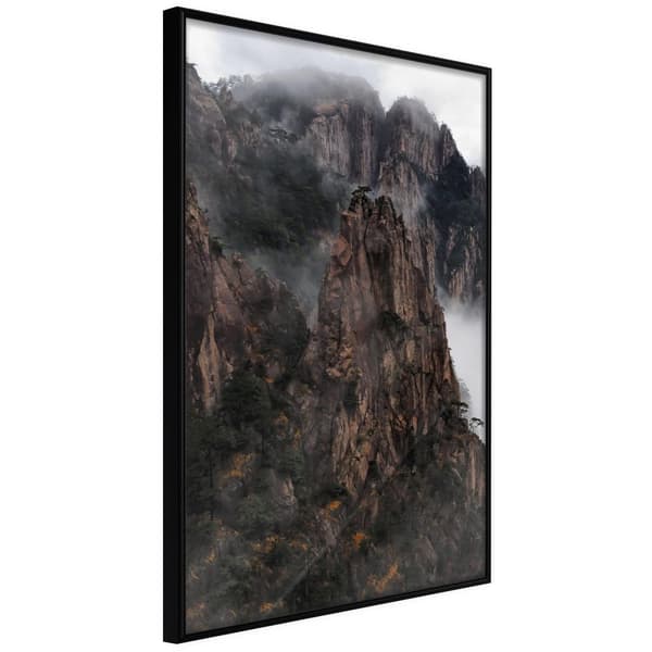 Inramad Poster / Tavla - Mountain Ridge