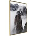 Miniatyrbild 1 av 11: Inramad Poster / Tavla - Clouds Pierced by Mountain Peaks