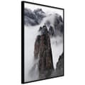Miniatyrbild 1 av 11: Inramad Poster / Tavla - Clouds Pierced by Mountain Peaks