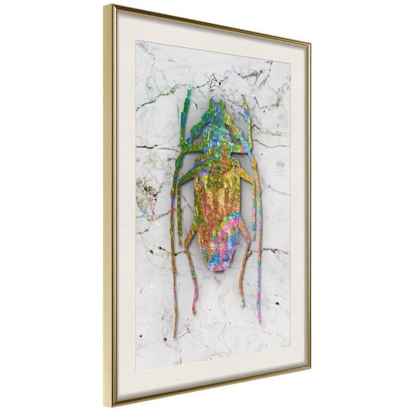 Inramad Poster / Tavla - Iridescent Insect