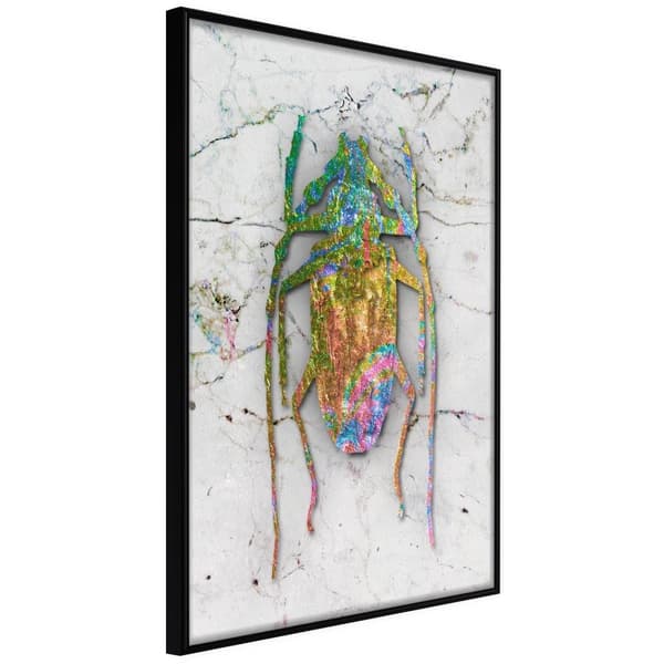 Inramad Poster / Tavla - Iridescent Insect