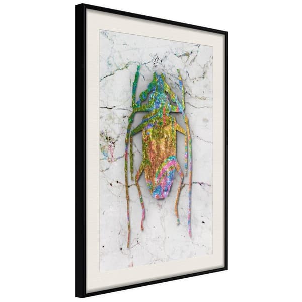 Inramad Poster / Tavla - Iridescent Insect