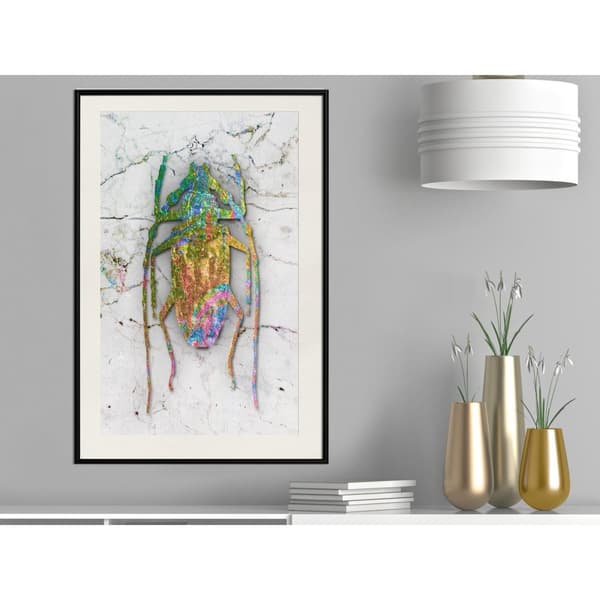 Inramad Poster / Tavla - Iridescent Insect