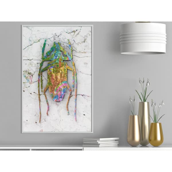 Inramad Poster / Tavla - Iridescent Insect