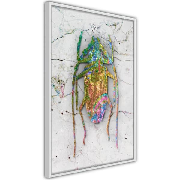 Inramad Poster / Tavla - Iridescent Insect