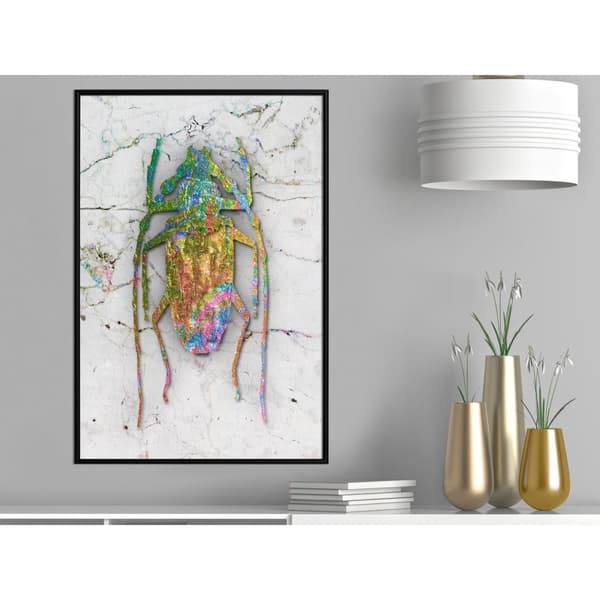 Inramad Poster / Tavla - Iridescent Insect