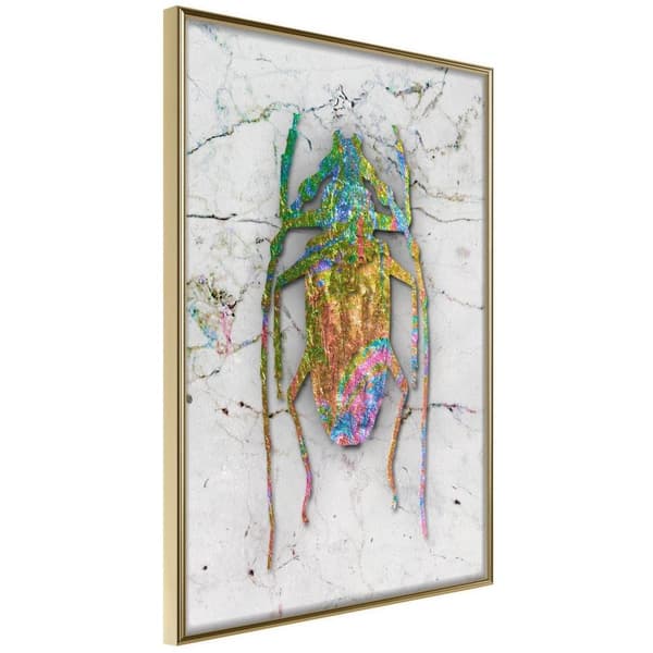 Inramad Poster / Tavla - Iridescent Insect