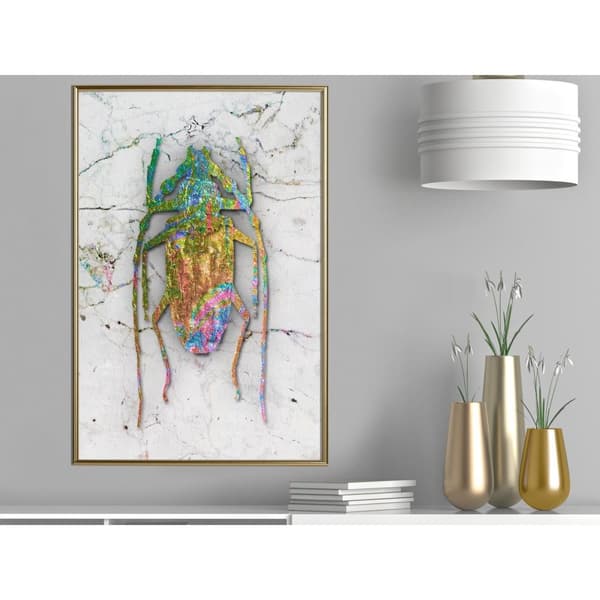 Inramad Poster / Tavla - Iridescent Insect