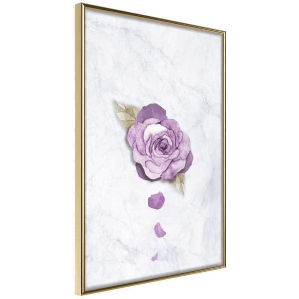 Inramad Poster / Tavla - He Loves Me, He Loves Me Not...