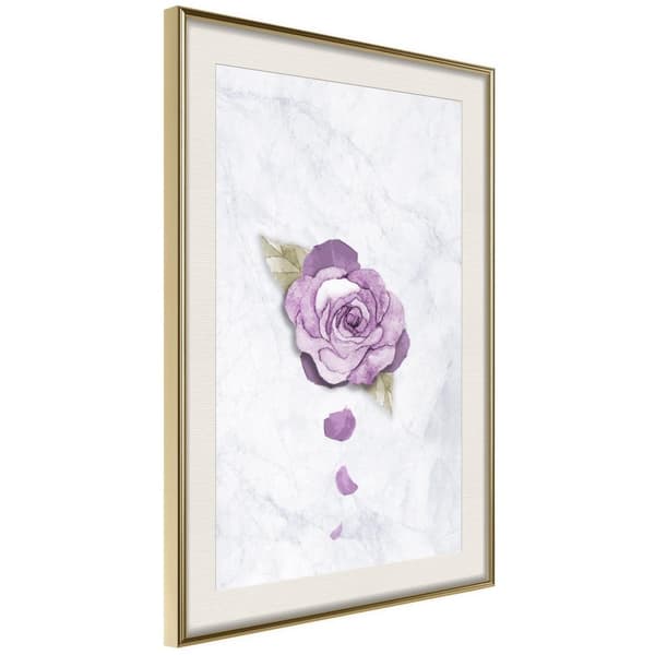 Inramad Poster / Tavla - He Loves Me, He Loves Me Not...