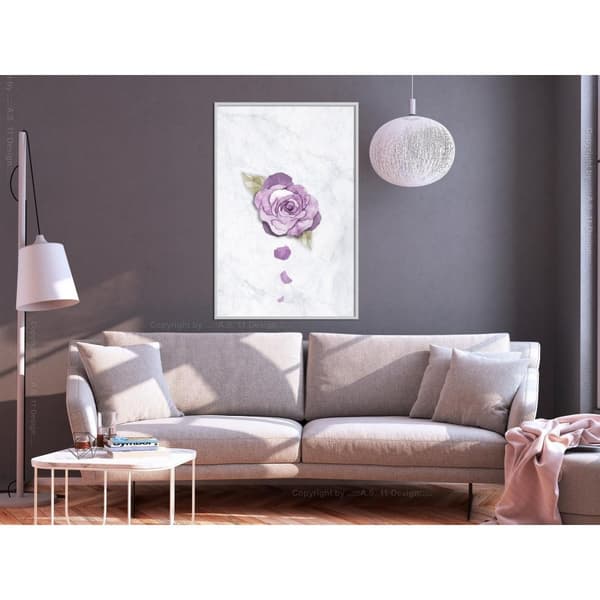 Inramad Poster / Tavla - He Loves Me, He Loves Me Not...