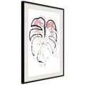 Miniatyrbild 4 av 11: Inramad Poster / Tavla - Black Leaf Outline