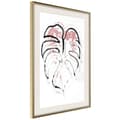 Miniatyrbild 9 av 11: Inramad Poster / Tavla - Black Leaf Outline