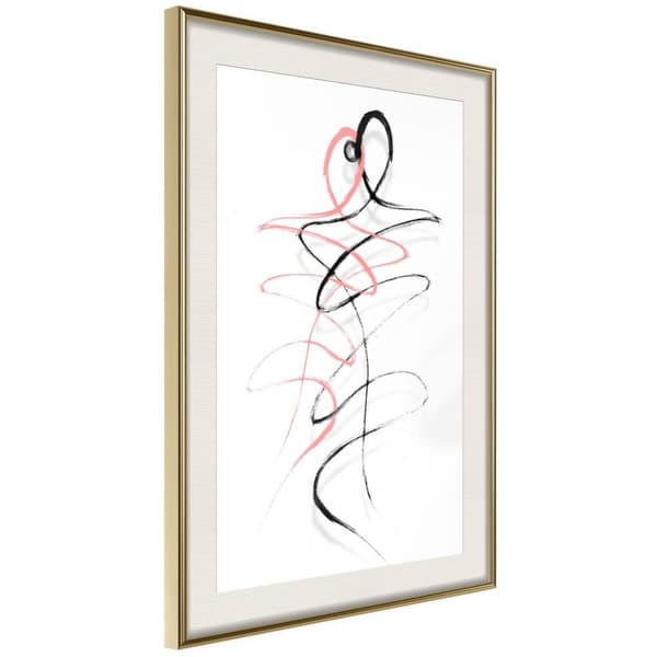Inramad Poster / Tavla - Dancing Souls