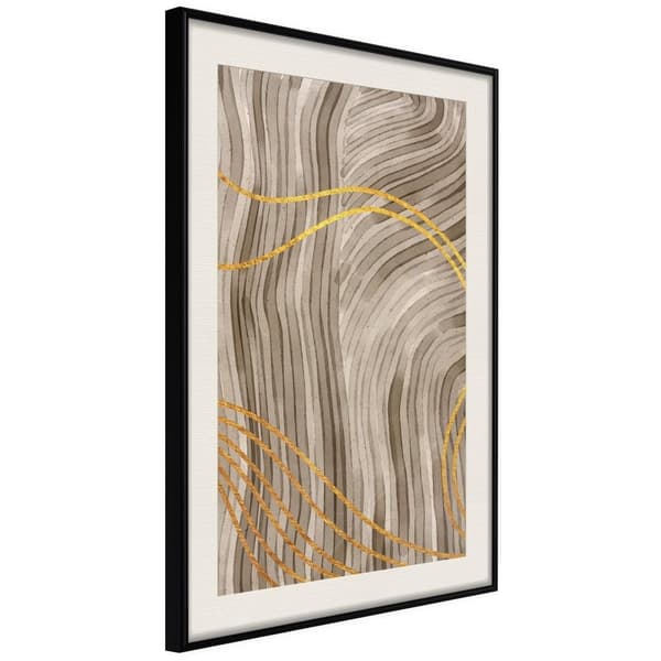 Inramad Poster / Tavla - Golden Path