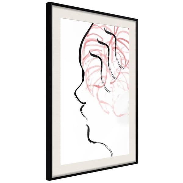 Inramad Poster / Tavla - Agitated Thoughts