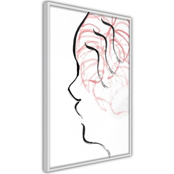 Inramad Poster / Tavla - Agitated Thoughts