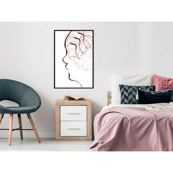 Inramad Poster / Tavla - Agitated Thoughts